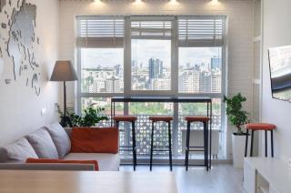 Petrovdom in panoramic view apartment nearby Central Railway Station in RC Kvartet - Kiev - 9