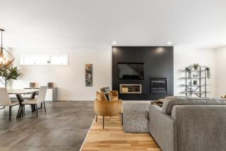 Le Memph Chouette spacious comfortable condo cottage eco responsible 3 bedrooms private garage - hot tub & pool Memphrémagog Lake - 3
