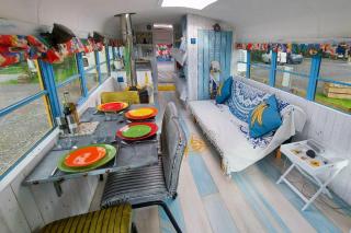 American School Bus Glamping - Somerset - Cheddar - 2