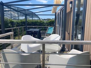 Mobil-home confort, 2 chambres, piscine chauffée, 200m plage, centre-ville, parking, WiFi, ménage inclus - FR-1-361A-28 - Jullouville-les-Pins - 9