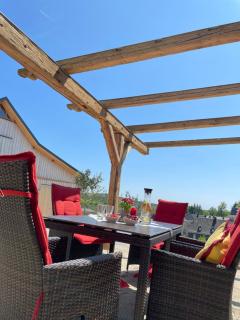 Chalet-Ferienwohnung Giebeltraum, 115 qm, Wellness/Fitness/Sauna – Bergrödelhof - Feilitzsch - 6