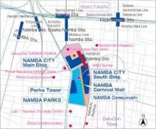 Namba Station walk 30 second難波徒歩30秒６F - 1