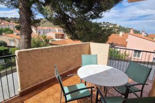 T2-au calme-terrasse-place de parking attitrée - Collioure - 5