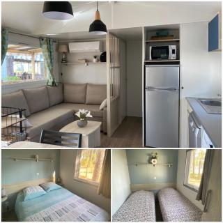 Charmant Mobilhome avec espace vert au milieu des pins proche de la plage sur le camping "les dunes de contis" - 8