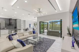 Modern home with outdoor kitchen and steps to beach - 8