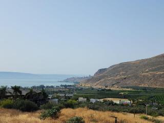 Magdala Infront Sea of Galilee and Mount Harbel - Migdal - 1