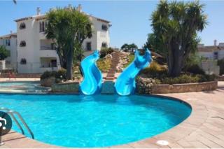 En Denia, urbanización el palmar con piscina, toboganes y chiringuito - Dénia - 0