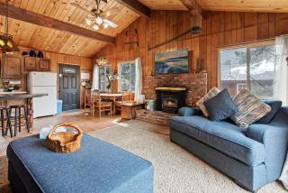 Forest Edge Retreat - Cozy, log cabin with a wood burning fireplace! Pool Table, Foosball and Darts! - 7
