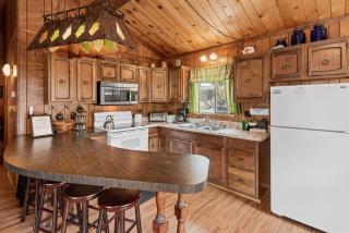 Forest Edge Retreat - Cozy, log cabin with a wood burning fireplace! Pool Table, Foosball and Darts! - 4
