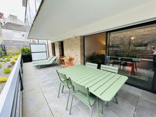 L'Hermine terrasse et parking, 500 plage - 6