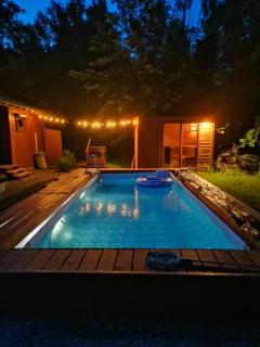 Dziki zakątek Piskornia dom z podgrzewanym basenem, sauną,balią,jacuzzi - 8