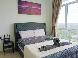 Twin Danga, Near CIQ 3BR 9PAX, Perling-Woodlands Sea view,Hint - Johor Bahru - 9