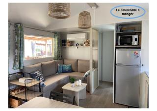 Charmant Mobilhome avec espace vert au milieu des pins proche de la plage sur le camping "les dunes de contis" - 1