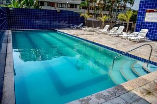 joia da enseada, com serviços de praia, de frente para o mar, 3 quartos, TV smart, piscina, academia, salão jogos, brinquedoteca, estacionamento - Guarujá - 5
