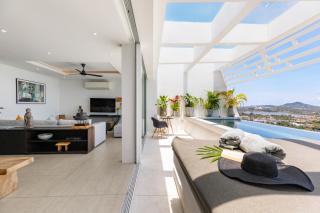 STUNNING SEA VIEW DESIGN LOFT WITH INFINITY POOL - Aqua Villa Samui Atlantis 9 - Ban Ko Khwan - 3