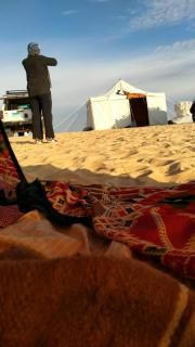Egypt white and black desert with Camping - 0