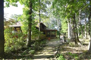 Sleepy View Retreat - Hot Tub, Trail, Hiking, Pet Friendly, Grill, Wifi, Fire Pit, Screen Porch, Family Friendly, Games, King Bed, Secluded, Fireplace, Pond - Berkeley Springs - 8