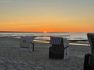"Ab zum Strand" Ferienwohnung mit Balkon - Zempin - 8