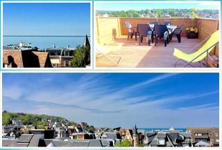 VUE MER PANORAMIQUE INCROYABLE - LESPARISNORMANDS - Centre et plage à 50m - Villers-sur-Mer - 5