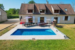Crazy Villa Gaudiniere 89 - Heated pool - Multisport - 2h Paris - 30p - Champcevrais - 9