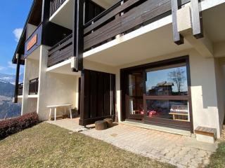 Studio cosy rez de chaussée 4 pers. près des pistes, équipé avec terrasse et parking. - FR-1-733-84 - Crest-Voland - 3