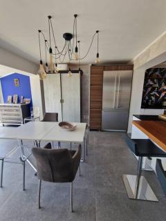 Superbe villa contemporaine vue mer dans résidence avec piscine et tennis - Hyères - 5