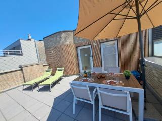 Duplex met zonnig terras aan haven en zee - Blankenberge - 0