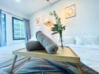 Q 1-5Pax Cozy Home 3Bed Trefoil Setia Alam Wifi&TV - Setia Alam - 3