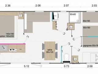 Mobil-Home Camping 5* Montalivet - Vendays-Montalivet - 9
