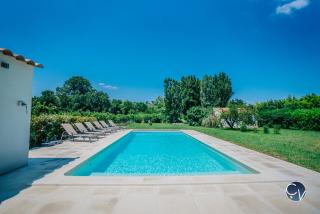 Mazet au calme -Piscine privée-Grand jardin arboré - Saint-Quentin-la-Poterie - 5