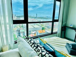 The BASE Central PATTAYA 2BED King&Queen SKY SeaView & Infinity Pool - Pattaya - 0