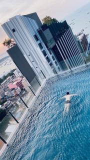 BASE Central PATTAYA 2BED King&Queen with Infinity Pool & Free Netflix! - Pattaya - 9