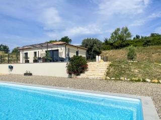 Villa 4 étoiles avec 2 chambres climatisation et piscine privée - Vagnas - 0