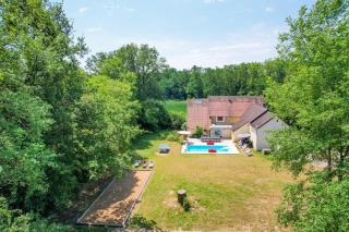 Crazy Villa Margotterie 58 - Heated pool - 2h from Paris - 30p - Roche - 2