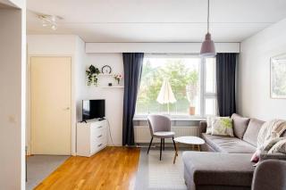Yksiö saunalla ja patiolla - 0