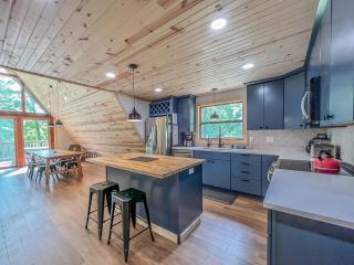 New Construction Modern Lakefront A-Frame with Hot Tub Fire Pit - Oakland - 7