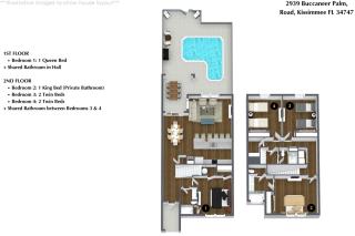 4 Bedroom 3 Bathroom Paradise Palms 2939 Bp - 9