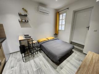 Studio climatisé avec cour privé en Rez-de-chaussée centre historique - 6