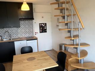 Accès direct plage, T3 mezzanine, 4 pers, balcon, parking, proche thalasso à Cabourg - FR-1-487-357 - Cabourg - 2