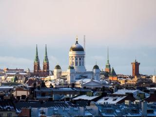 Sunset views over Helsinki rooftops - 9