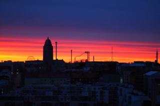 Sunset views over Helsinki rooftops - 4