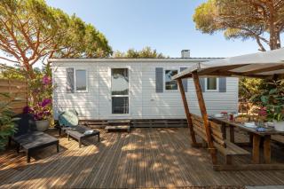 L Arbousier, mobil-home vue dégagée sur la mer - Hyères - 0
