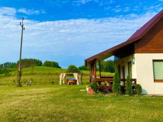 Domek Eden 1 z księżycowego drewna - prywatna balia z jakuzzi na terenie domku na życzenie - Szymbark - 6