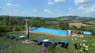 Villa with private swimming pool and private garden in quiet area, panoramic views - Radicondoli - 0