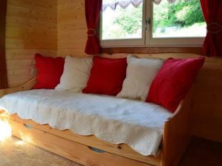 Roulotte cosy avec kitchenette, ruisseau apaisant et espace bien-être, nuit insolite à Ferdrupt - FR-1-589-444 - Ferdrupt - 5