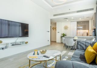 2 Bed in Azzizi Farhad with Burj Khalifa view by Desert City Stays - 9