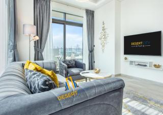 2 Bed in Azzizi Farhad with Burj Khalifa view by Desert City Stays - Dubai - 0