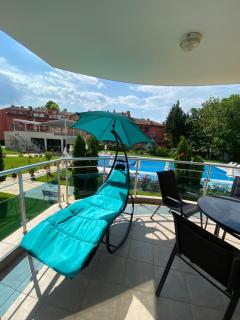 Luxury First Line apartment with pool and sea view in complex Oazis - Ravda - 5