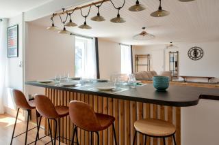 À 100m du port de Loctudy, bel appartement pour 6 - 5