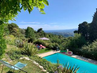 Maison de charme avec vue mer et piscine sur les hauteurs de Nice - Aspremont - 6